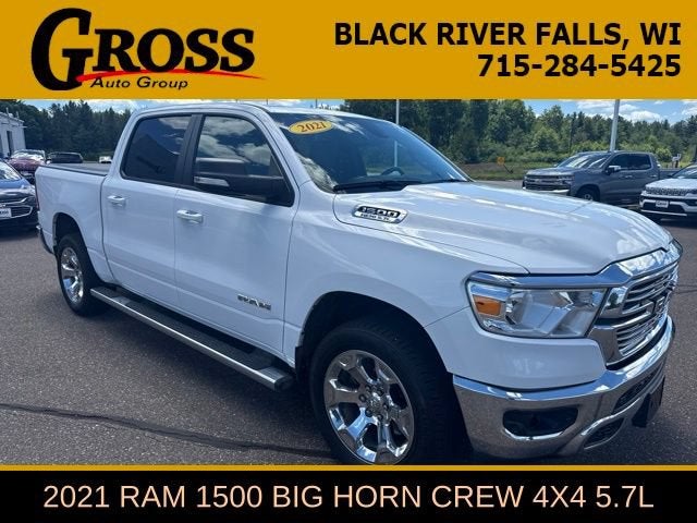 2021 RAM 1500 Big Horn in None — front three-quarter view