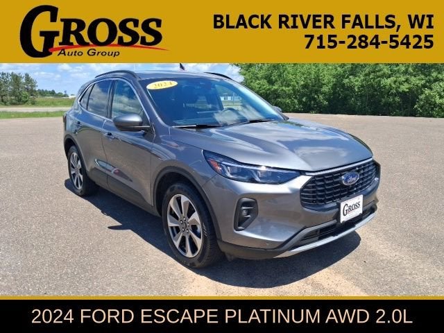 2024 Ford Escape Platinum in None — front three-quarter view