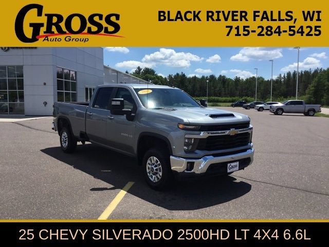 2025 Chevrolet Silverado 2500 HD LT in Sterling Gray Metallic — front three-quarter view