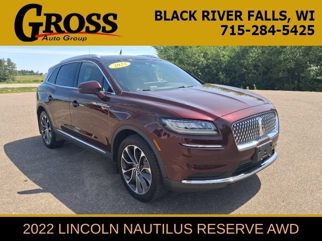 2022 Lincoln Nautilus Reserve in None — front three-quarter view