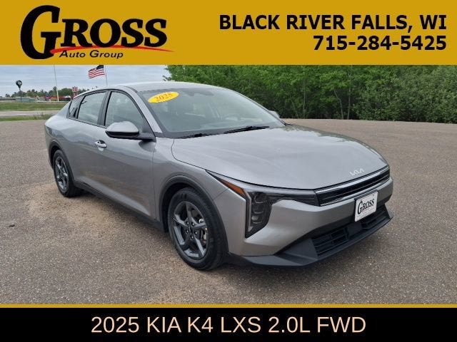 2025 Kia K4 LXS in None — front three-quarter view