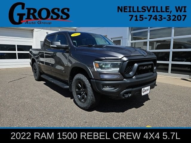 2022 RAM 1500 Rebel in None — front three-quarter view