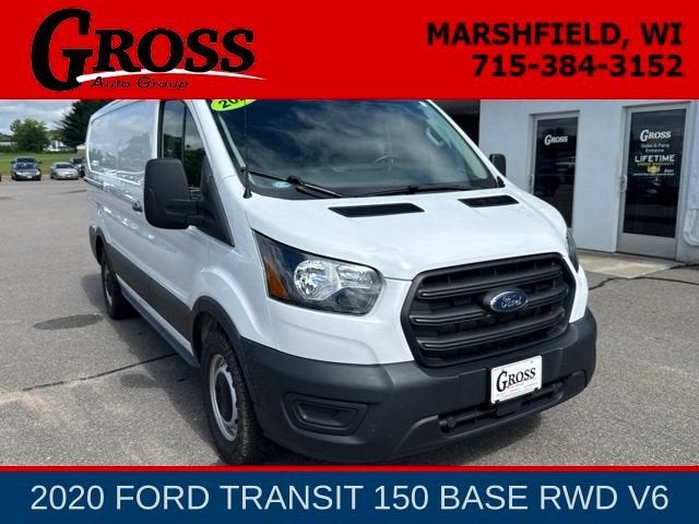 2020 Ford Transit Cargo Van BASE in White — front three-quarter view